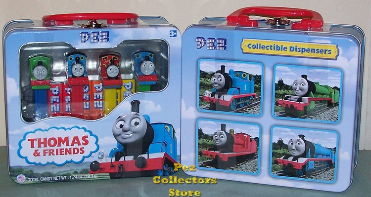 (image for) Thomas and Friends Pez Gift Tin Lunch Box