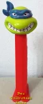 TMNT Angry Leonardo Teal Mask on Red Stem Pez (image for) TMNT Angry Leonardo Teal Mask on Red Stem Pez