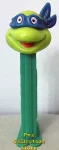 TMNT Happy Leonardo Teal mask on Green Stem Pez (image for) TMNT Happy Leonardo Teal mask on Green Stem Pez