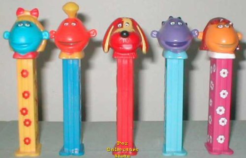 (image for) European Tweenies Pez Complete set of 5 Loose!