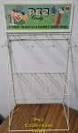 Vintage Carded Pez Counter or Hanging Display Rack (image for) Vintage Carded Pez Counter or Hanging Display Rack