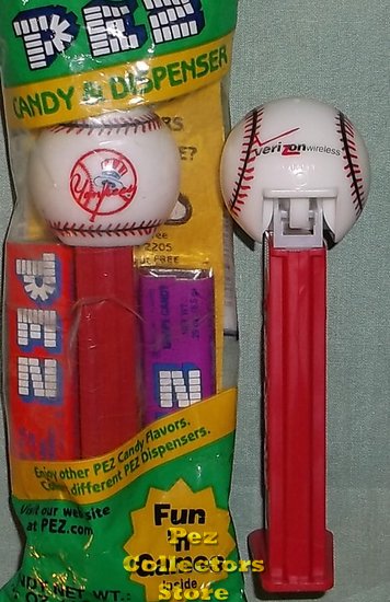 (image for) 2002 NY Yankees Verizon Promotional Game Pez MIB