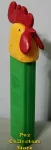 (image for) Yellow Head Rooster Pez Red Comb Green NF Austria Stem