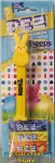 (image for) Peeps Yellow Bunny Pez Mint on Blue Card with Blueberry Pez Candy for Easter 2025