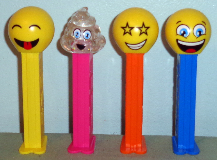 2022 European Emoji Tongue, Star, Glitter Poop, Laughing Pez - $20.00 ...