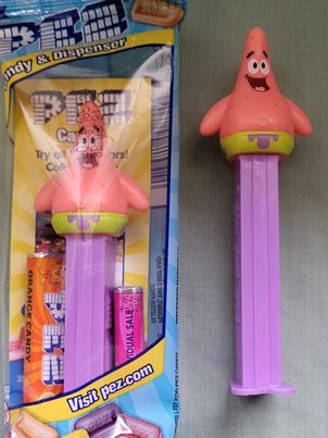 2024 Patrick Pez On Lavender Stem From Spongebob Mib - $4.00 : Pez 