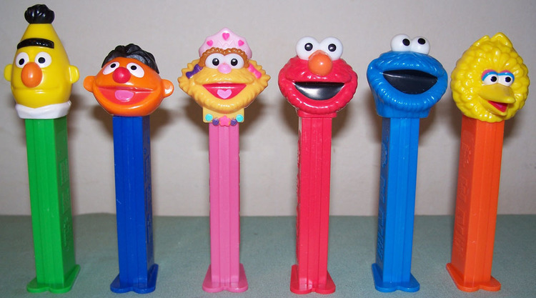 Sesame Street Complete Set of 6 Pez Loose! - $32.00