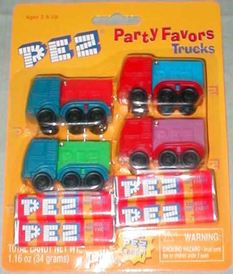 Pez Party Favor Mini Trucks Mint On Card - $15.00 : Pez Collectors ...