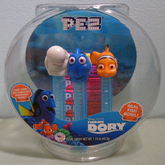 Finding Dory Fishbowl Pez Gift Set on Blue Clear Stems - $10.00