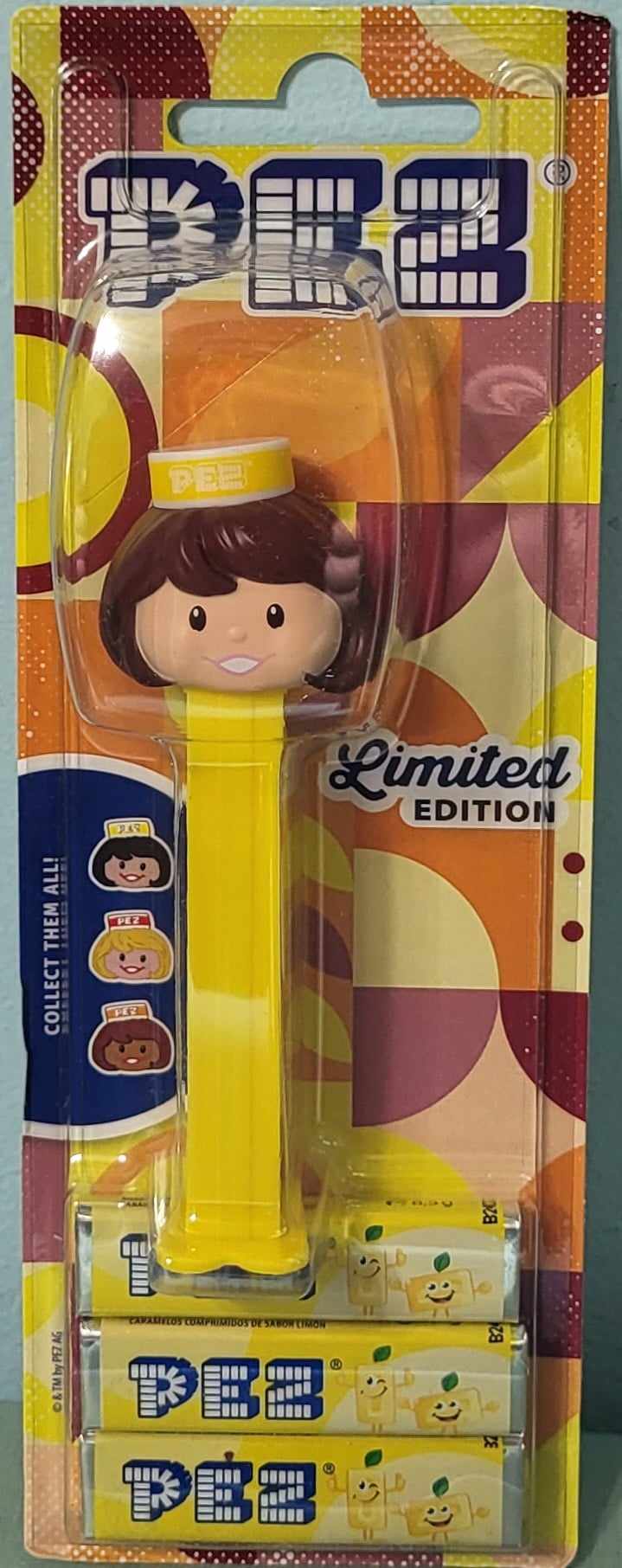 European Limited Edition Exclusive Lemon Pez Brunette Presenter Girl ...