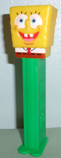 SpongeBob Pez Euro Half Dressed on Green Stem - $7.00 : Pez Collectors ...