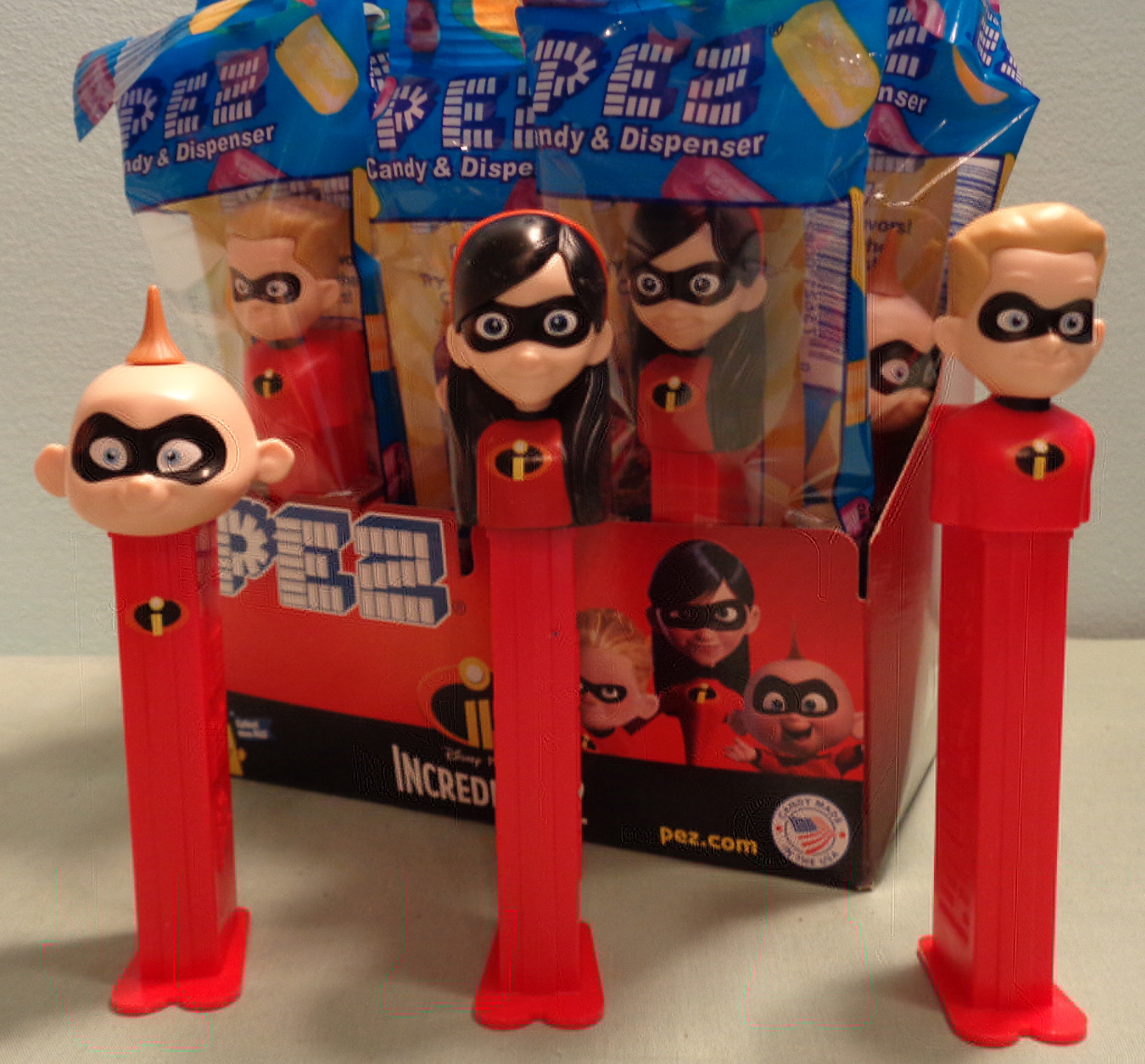 Incredibles 2 Pez Violet, Dash and Jack Jack MIB - $8.00 : Pez