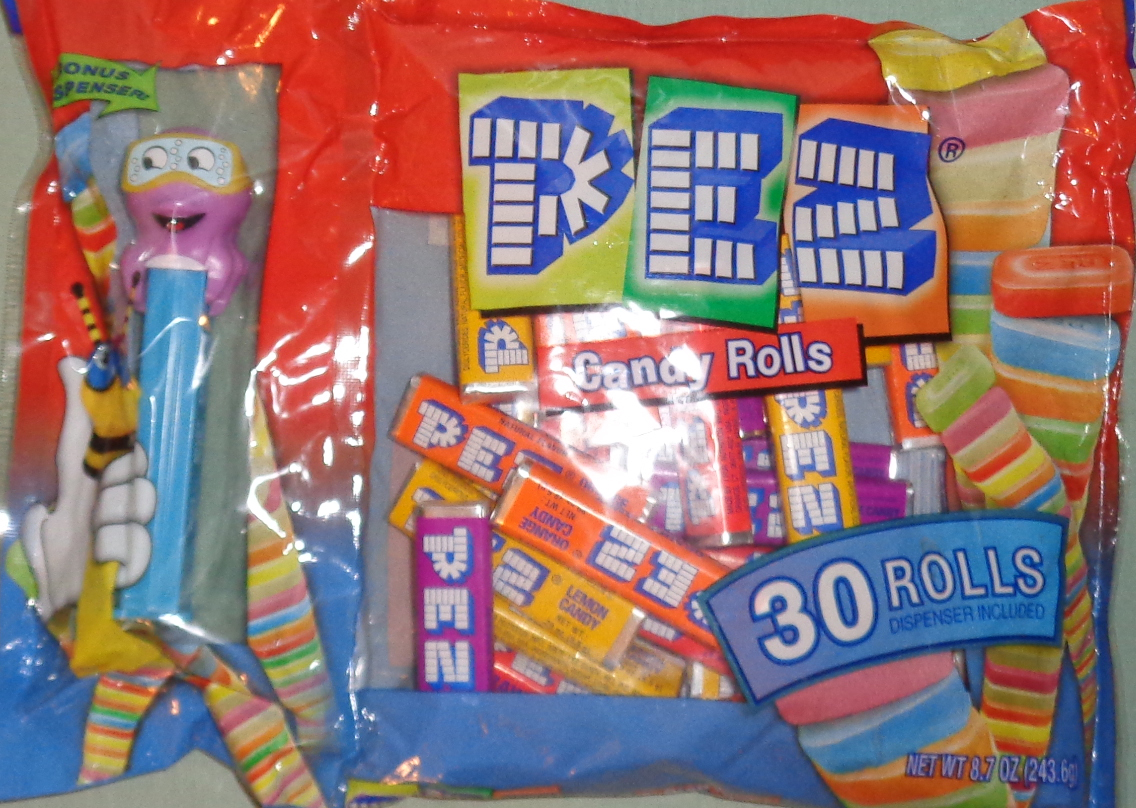 Crazy Animals Octopus Laydown Bag 30 rolls Pez Candy - $12.00 : Pez ...