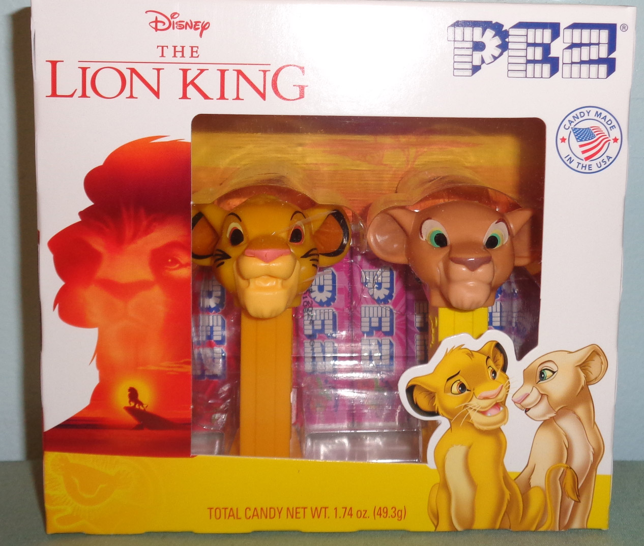 Lion King Mini Pez Pair Simba and Nala Twin Pack - $7.00 : Pez ...