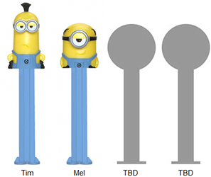 Despicable Me 4 Pez assortment