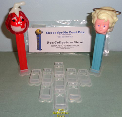 Clear Narrow PCS Shoes for No Feet Pez