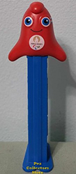 2024 Paris Paralympic Pez with Black Smile and Agitos Logo